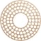 Ekena Millwork Fink Wood Fretwork Pierced Ceiling Medallion, Alder, 24"OD x 8 3/4"ID x 3/8"T CMWP24X24X0375FFAL - alternate 1